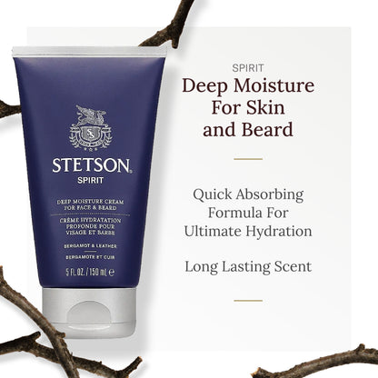 SCENT BEAUTY Stetson Spirit Deep Moisture For Face & Beard 3 Pack