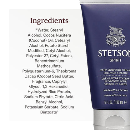 SCENT BEAUTY Stetson Spirit Deep Moisture For Face & Beard 3 Pack