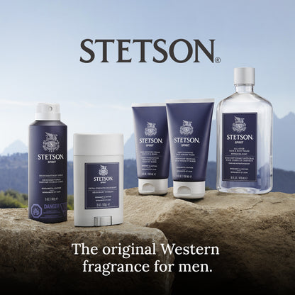 SCENT BEAUTY Stetson Spirit Deep Moisture For Face & Beard 3 Pack