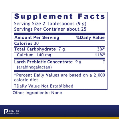 Premier Research Galactan, Immune-Supporting Fiber & Gastrointestinal Support, Dietary Supplement, 8 Oz (226.8 G)