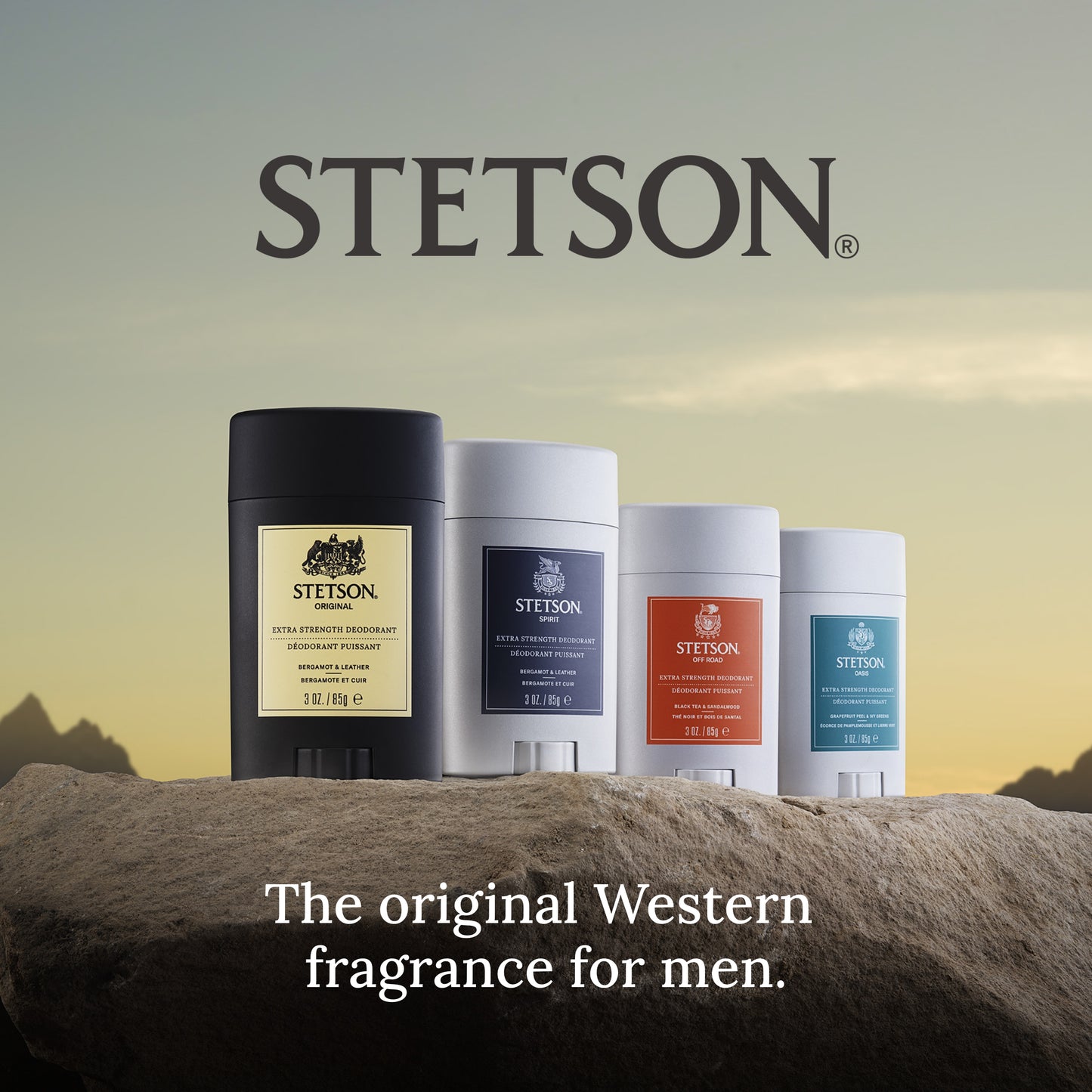 Stetson Oasis Heavy Duty Deodorant by Scent Beauty - 3 Pack