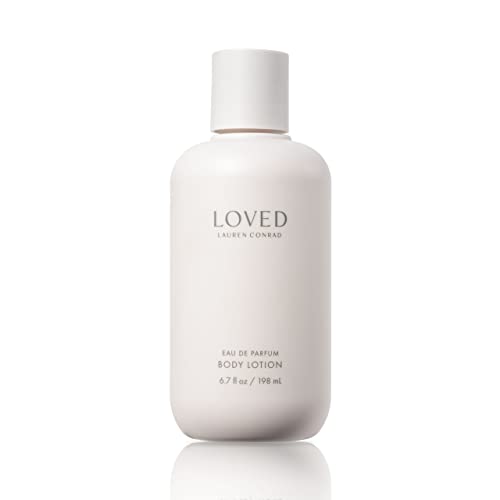 Scent Beauty Loved Body Lotion by Lauren Conrad - Moisturizing Hand and Body Cream for Women - Feminine, Floral Scent with Notes of Citrus, White Tea, Jasmine, and Peony - 6.8 Fl Oz