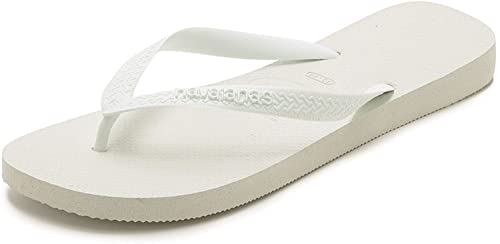Havaianas Kid's Top Flip Flop Sandals - White, 9 Children