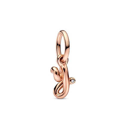 Pandora Letter y Script Alphabet Dangle Charm,with Gift Box