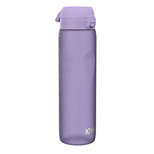Ion8 Sport/Bike Water Bottle - Leakproof and BPA-free Water Bottle - Fits in Lunch Boxes, Handbags, Car Cup Holders, Backpacks, 34 oz/1000 ml (Pack of 1) - OneTouch 2.0 - Periwinkle 2.0