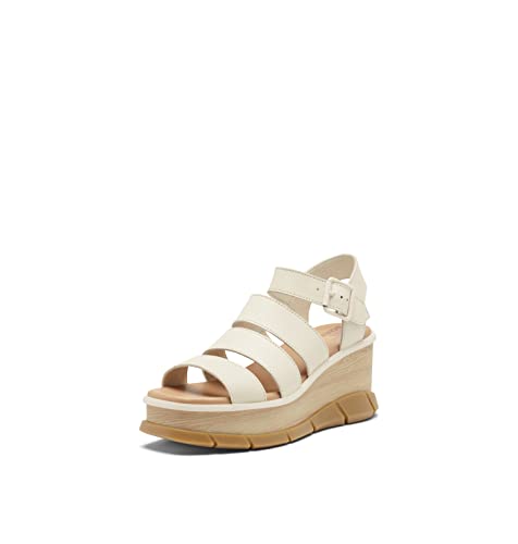 SOREL Women's Joanie III Ankle Strap Sandals - Chalk - Size 8.5