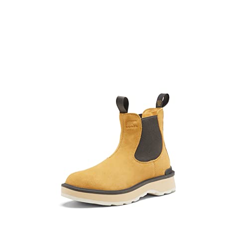 SOREL Women's Hi-Line Chelsea Boot - Geo Yellow, Jet - Size 10