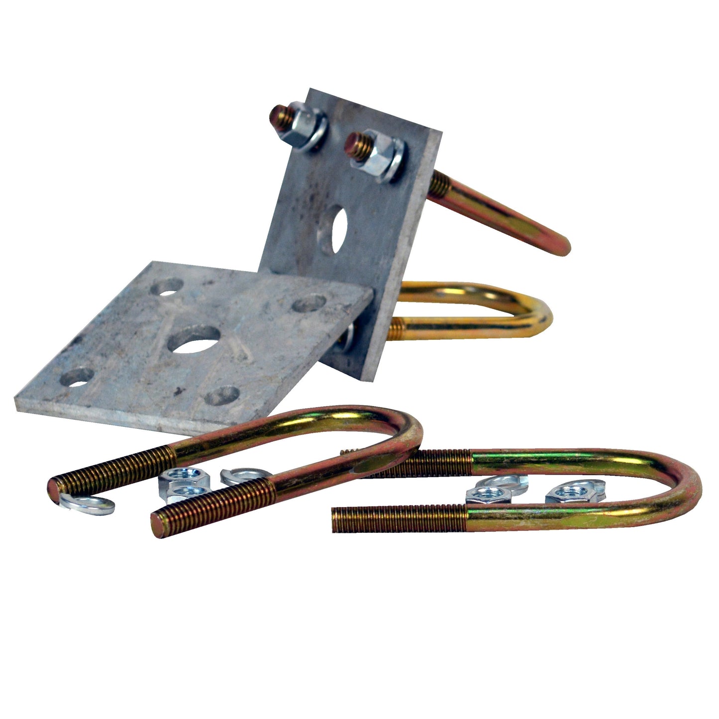 CE Smith - Axle Tie Plate Kit - 2 Tie Plates, 4 U-Bolts, 8 Nuts and Lock Washers for 1-3/4" Round Axle