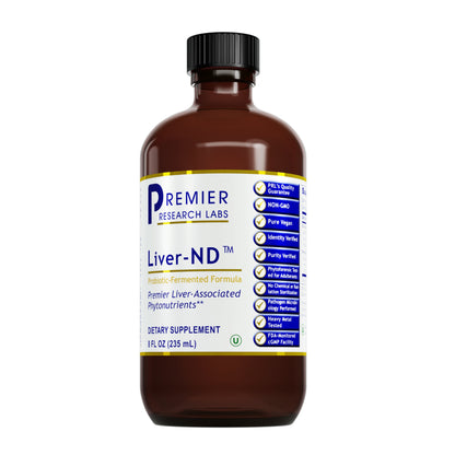 Premier Research Liver-ND, Dietary Supplement, 8 Fl Oz (235 mL)