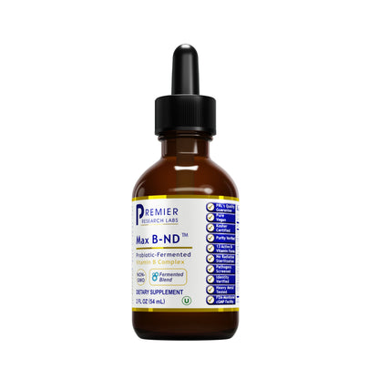 Premier Research Labs Max B-ND - Supports Liver Health, Energy Levels, Brain Health & More - Vitamin B-Complex Liquid - Immune Supplement - 2 fl oz - 21 Servings