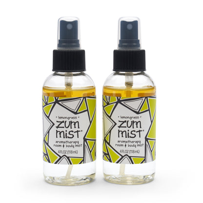Zum Mist Room and Body Spray - Lemongrass - 4 fl oz (2 Pack)