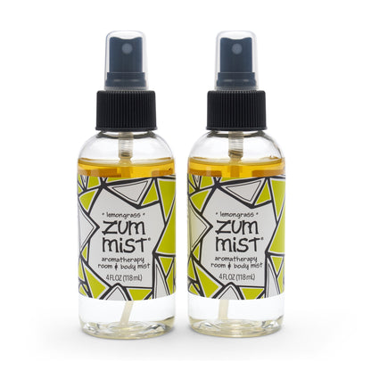 Zum Mist Room and Body Spray - Lemongrass - 4 fl oz (2 Pack)