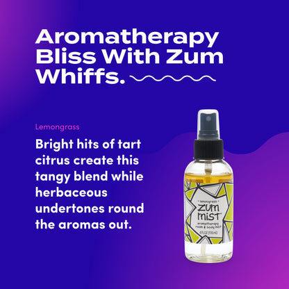 Zum Mist Room and Body Spray - Lemongrass - 4 fl oz (2 Pack)