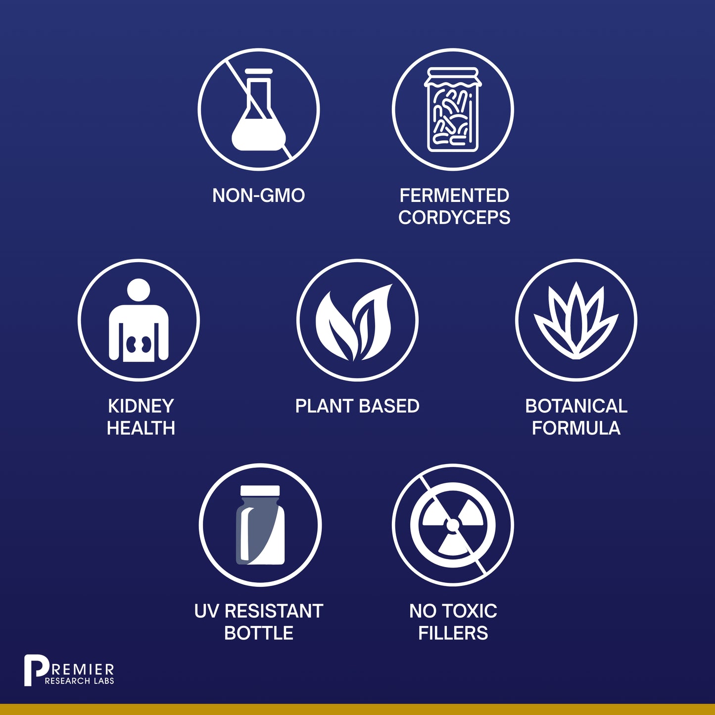 Premier Research RenaVen, 60 Capsules, Provides Effective Support for Optimal Kidney Health