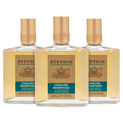 SCENT BEAUTY, Stetson Original Cooling Moisture After Shave Splash - 3 Pack