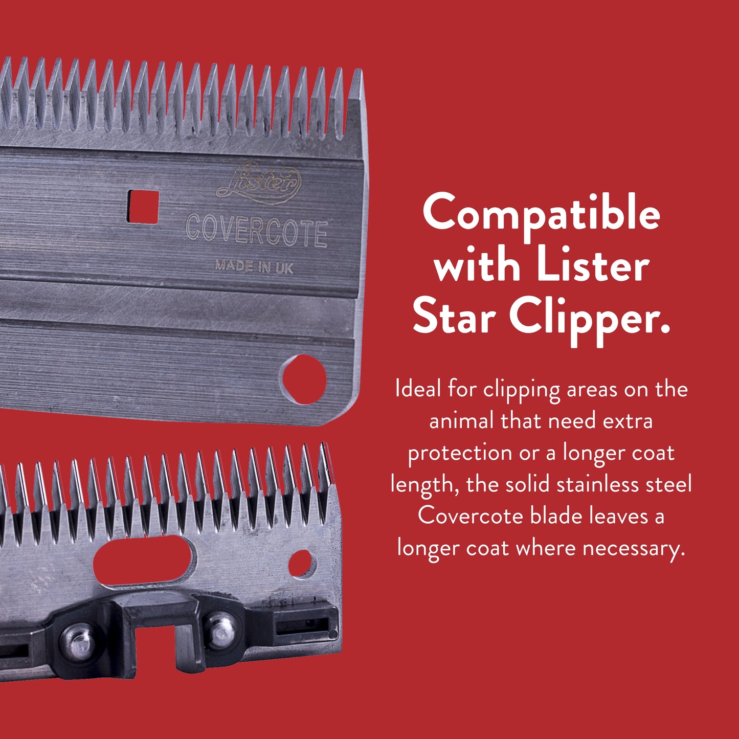Lister Covercote Blade for The Star, Legend, Liberty, and Fusion Animal Clippers
