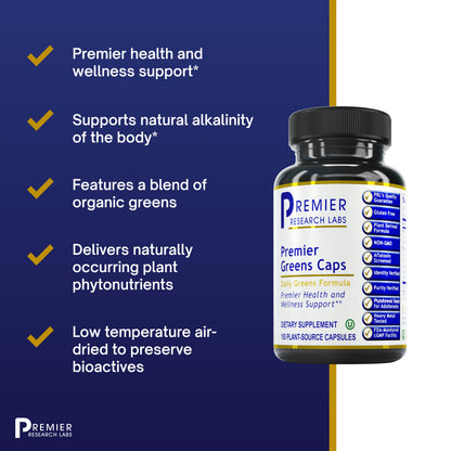 Premier Research Greens Caps, Premier (150 V-Caps)