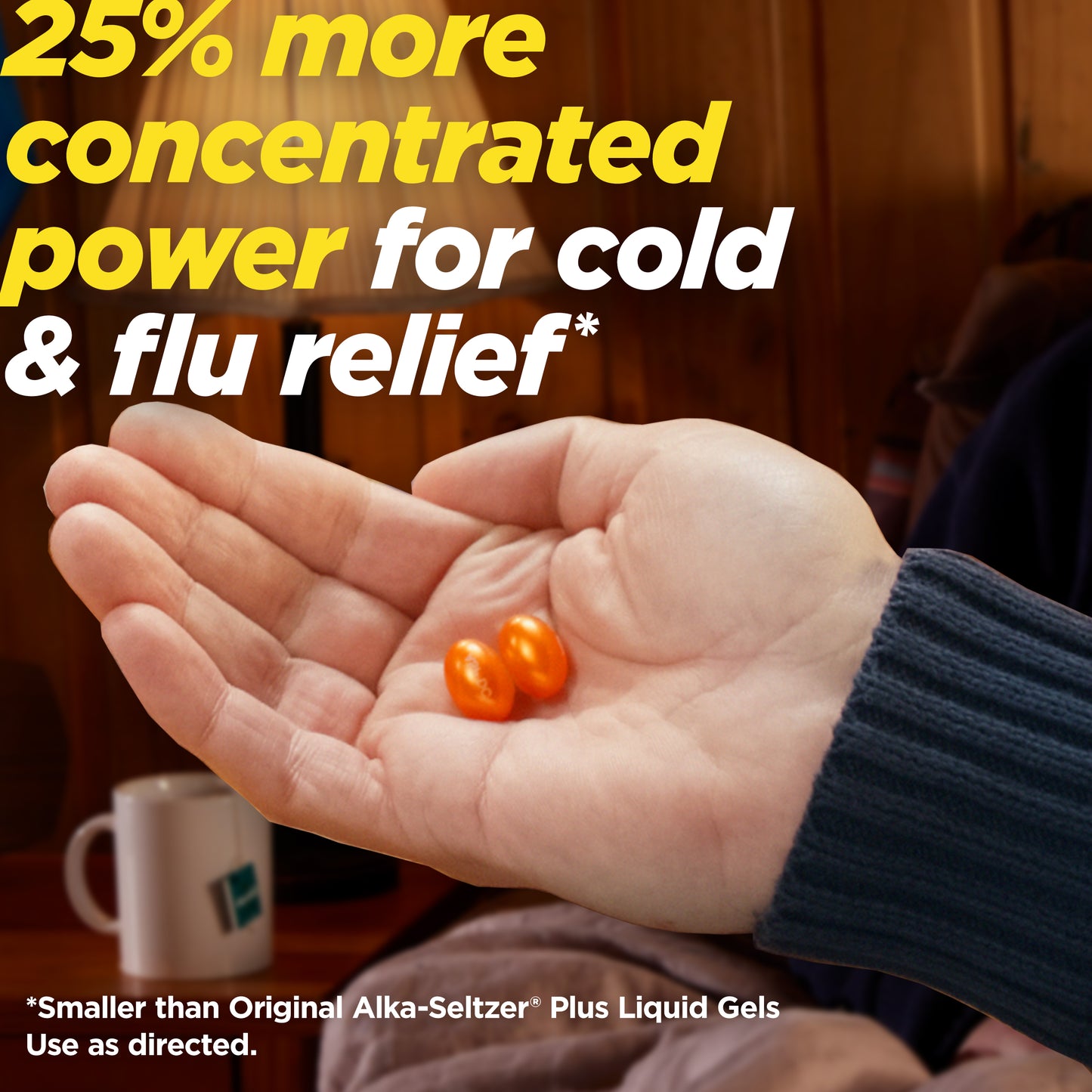 ALKA-SELTZER PLUS Severe Day + Night Cold Powerfast Fizz Effervescent Tablets Twinpack 2x20ct, White, 40 Count