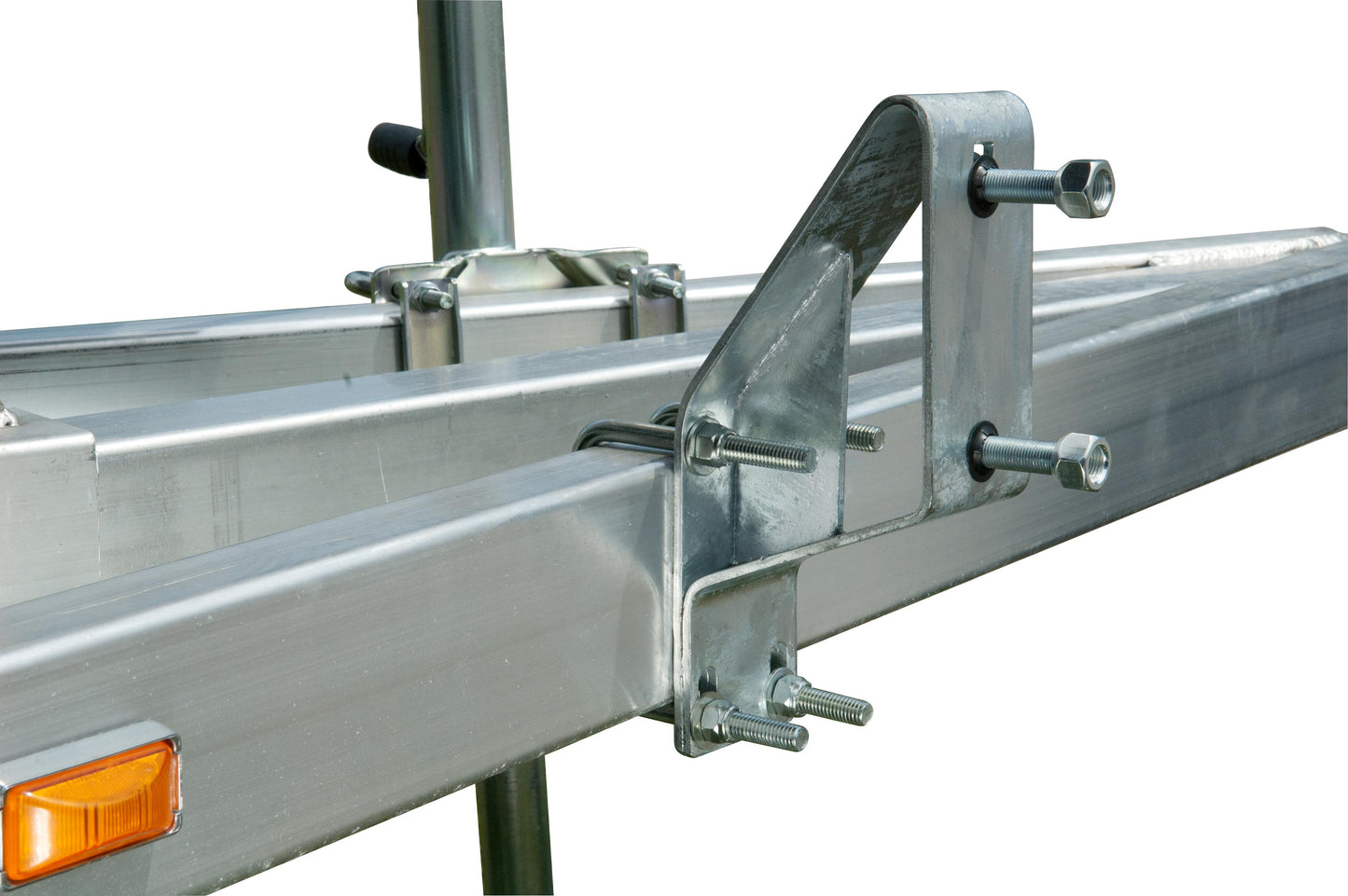CE Smith - 27310G Heavy Duty Side Mount Spare Tire Carrier for Trailer - Holder for 4 or 5 Lug Wheels Up to 15"