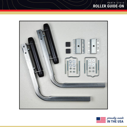 CE Smith - 27610 Roller Guide-On with End Caps - Sturdy Replacement Part for Boat Trailers - 9"