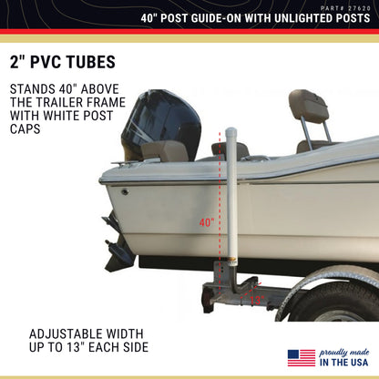 CE Smith - 27620 Guide-ON Post - Durable Boat Trailer Accessory - 40 Inches
