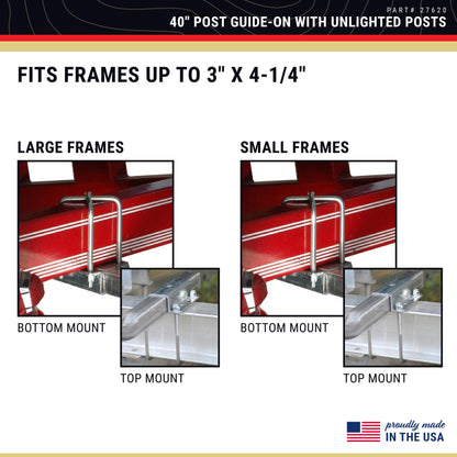 CE Smith - 27620 Guide-ON Post - Durable Boat Trailer Accessory - 40 Inches
