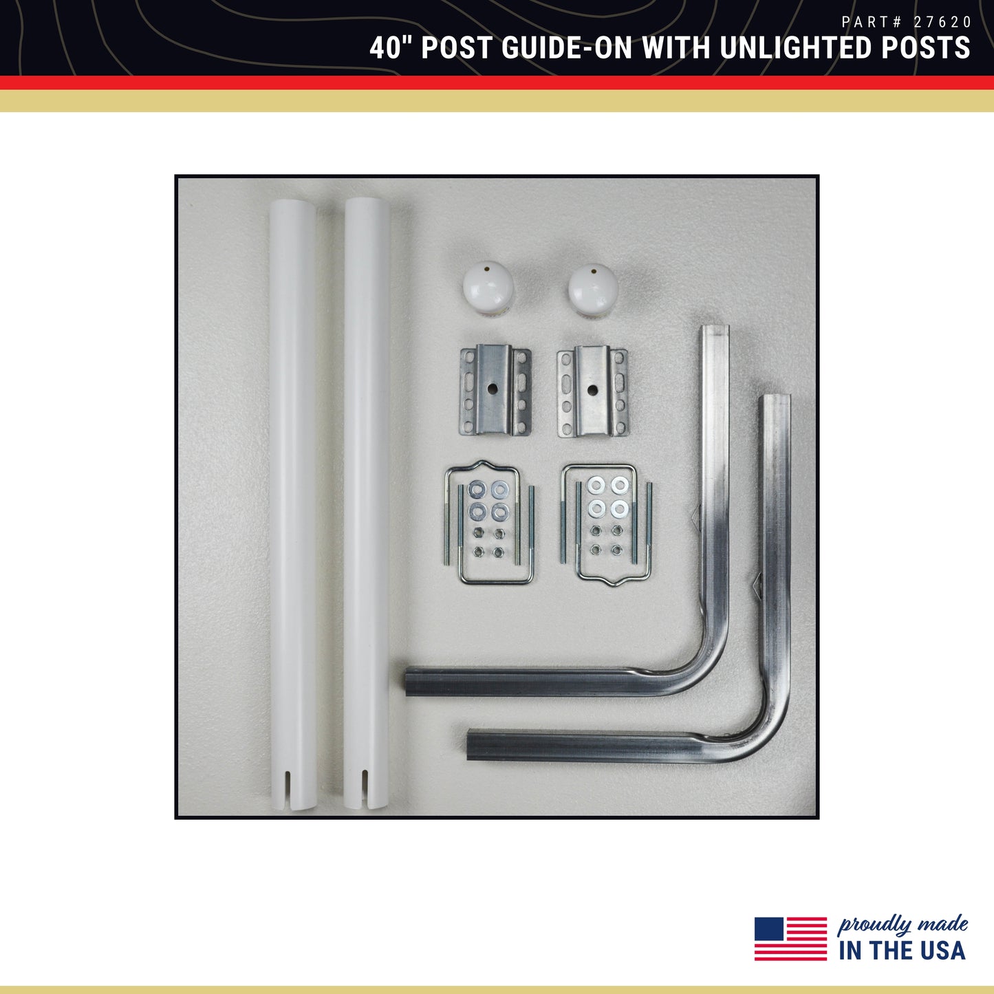 CE Smith - 27620 Guide-ON Post - Durable Boat Trailer Accessory - 40 Inches
