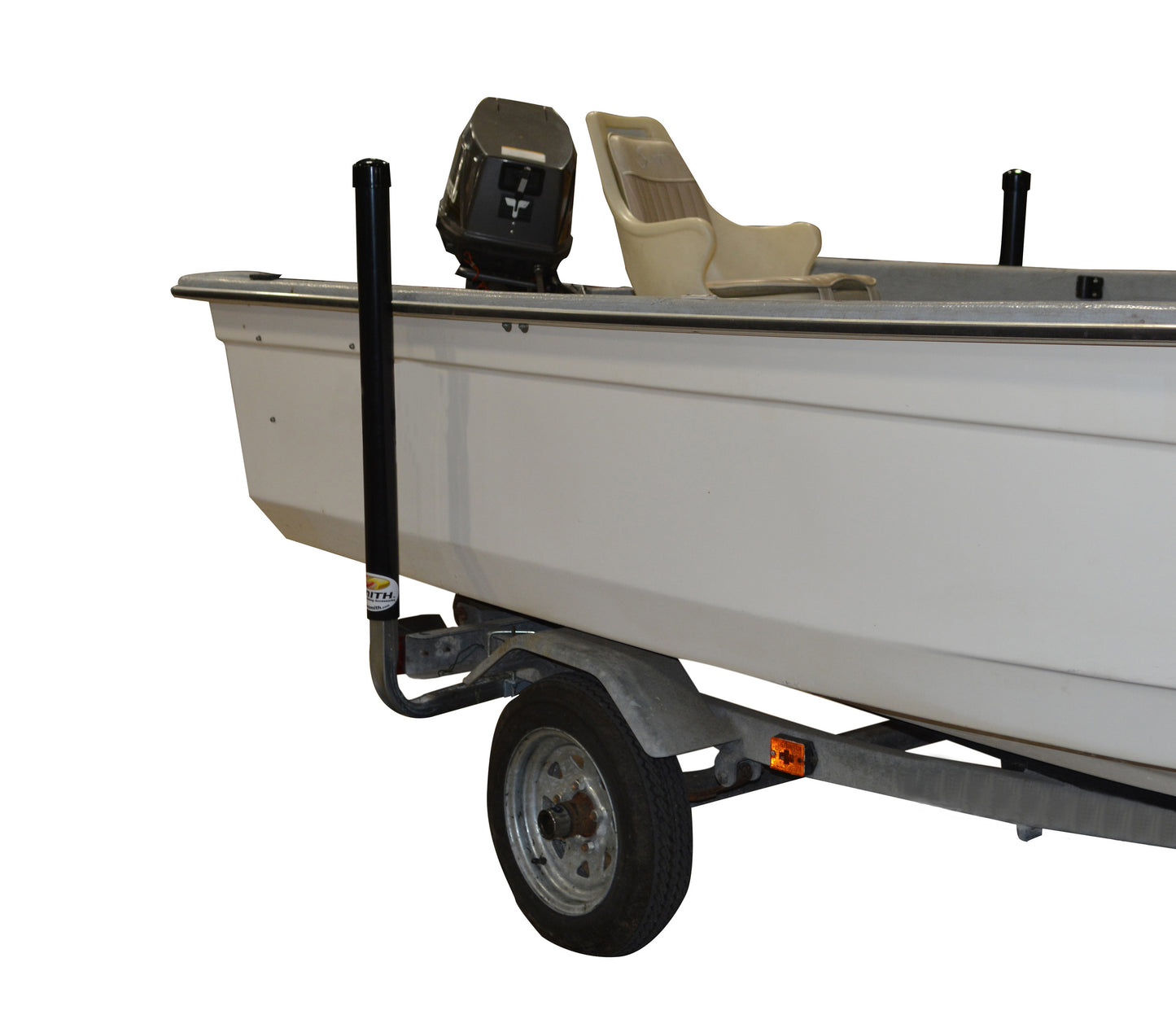 CE Smith - Trailer PVC Boxed Post Guide-On - Sturdy Boat Trailer Accessories & Replacement Parts - 40" - Black