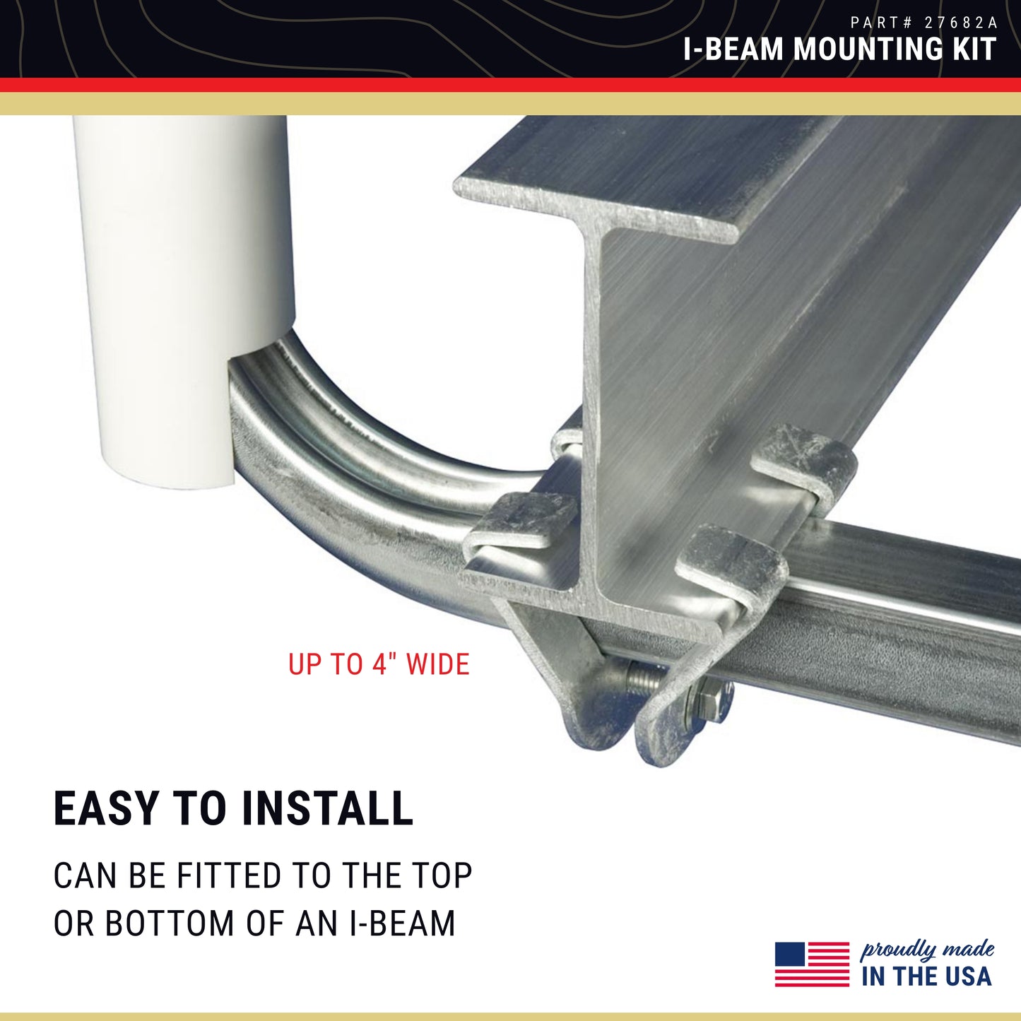 CE Smith - L-Beam Mounting Kit - Brackets, Bolts, Nuts & Washers for your Boat Trailer Accessories