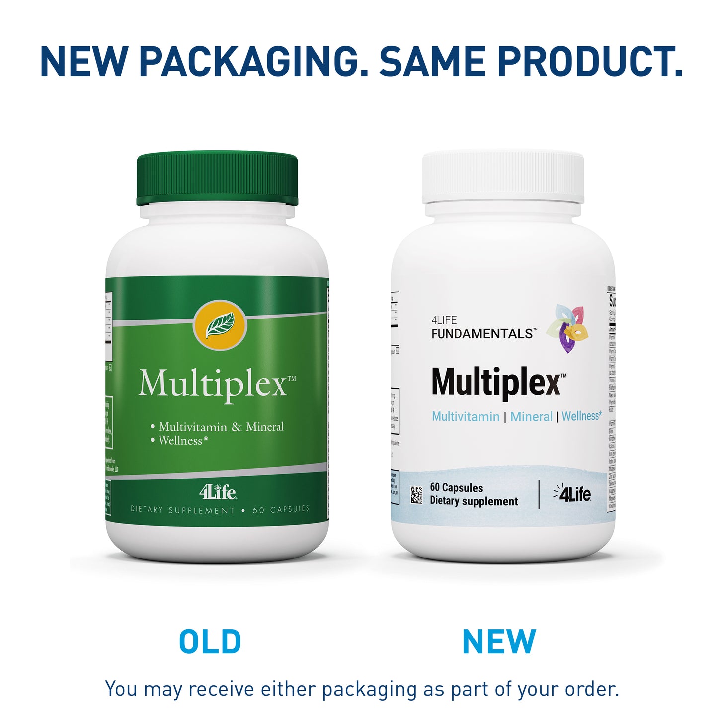 4Life Multiplex - Features 21 Essential Vitamins and Minerals, Including B Vitamins and Zinc to Support Your Immune System - 60 Capsules