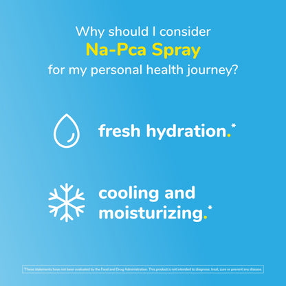 Twinlab Na-PCA Spray - Non-Oily Moisturizing Body Lotion for Dry Skin - Anti Aging Face Moisturizer for Women and Men with Eucalyptus Essential Oil, 8 Oz (Pack of 2)