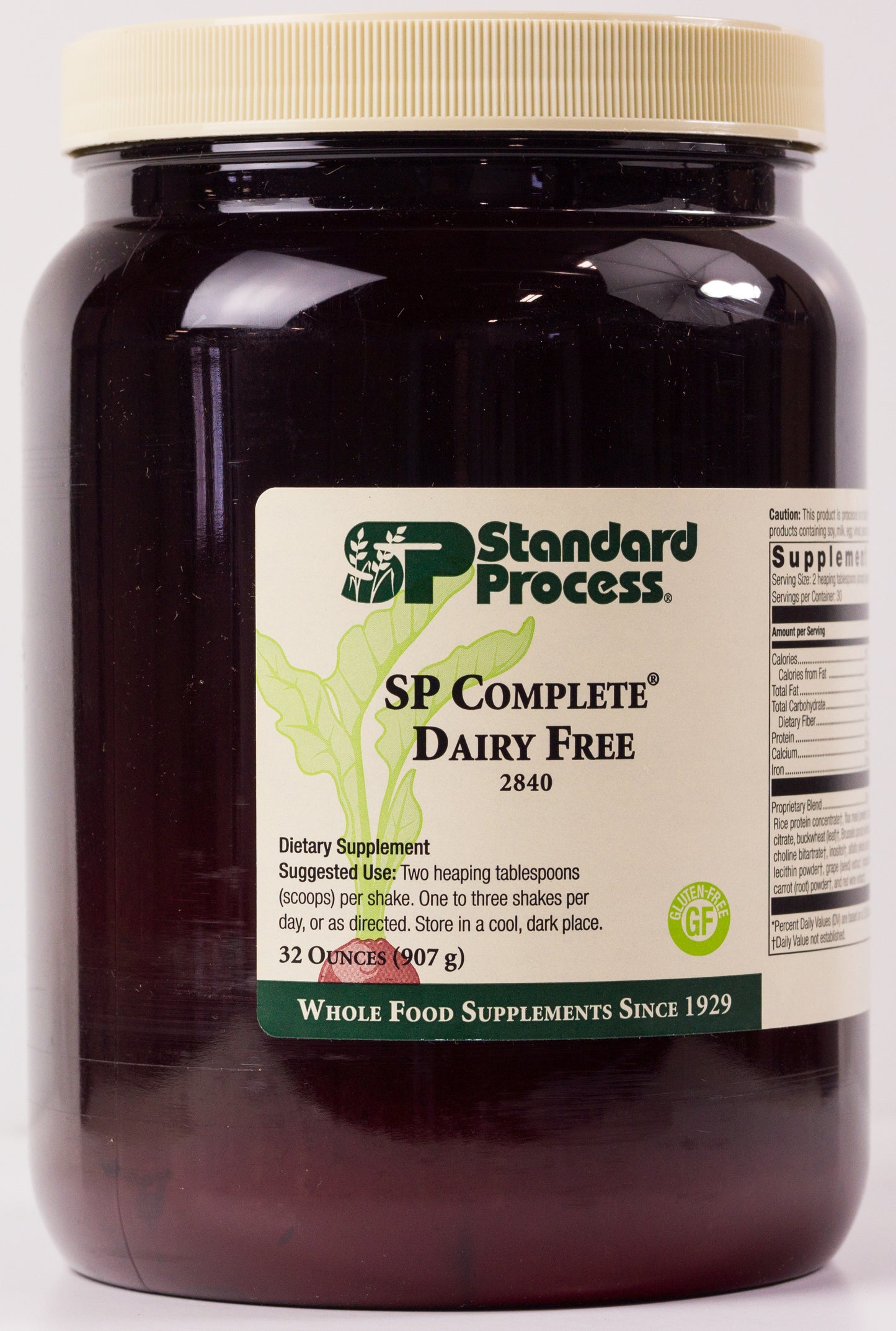 Standard Process SP Complete - Whole Food Immune Support, Liver Support, Antioxidant, and Weight Management with Rice Protein, Grapeseed Extract, and Choline - Vegetarian, Dairy Free - 32 Ounce