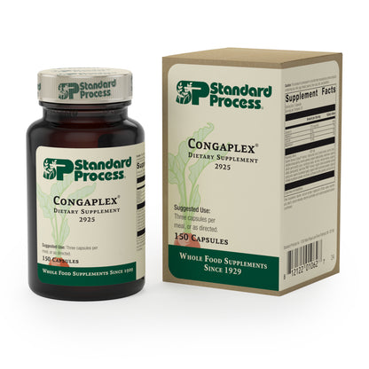 Standard Process Congaplex - Whole Food RNA Supplement, Antioxidant, Immune Support with Thymus, Shiitake, Reishi Mushroom Powder, Organic Sweet Potato, Wheat Germ, Vitamin A and More - 150 Capsules