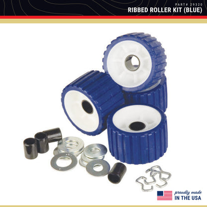 CE Smith - 29320 Ribbed Roller Kit - Blue