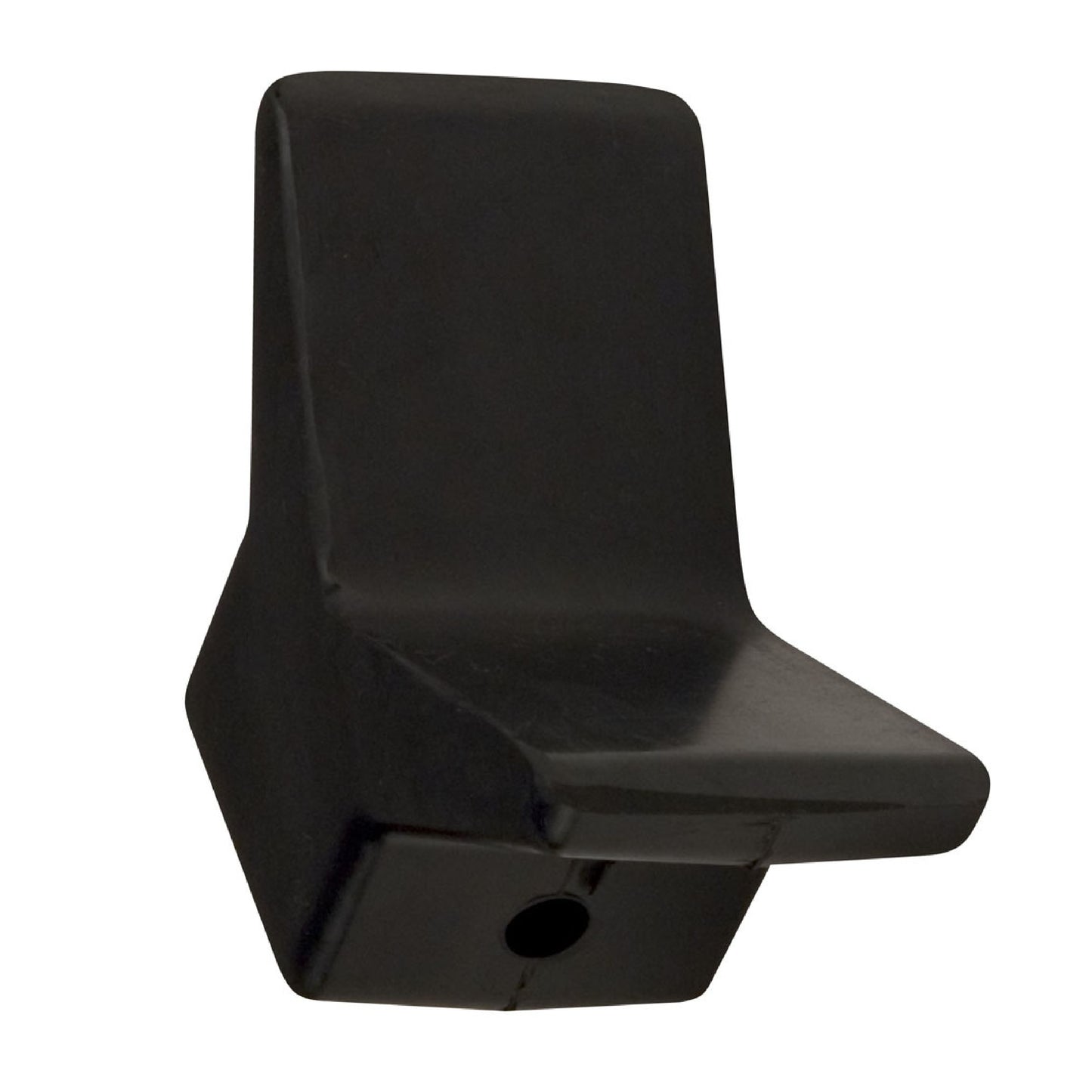 CE Smith - Bow Stop - 3" x 3" - 6-5/8" Span - Durable Boat Accessory for the Perfect Fit - Black Rubber