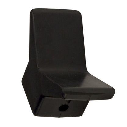 CE Smith - Bow Stop - 3" x 3" - 6-5/8" Span - Durable Boat Accessory for the Perfect Fit - Black Rubber