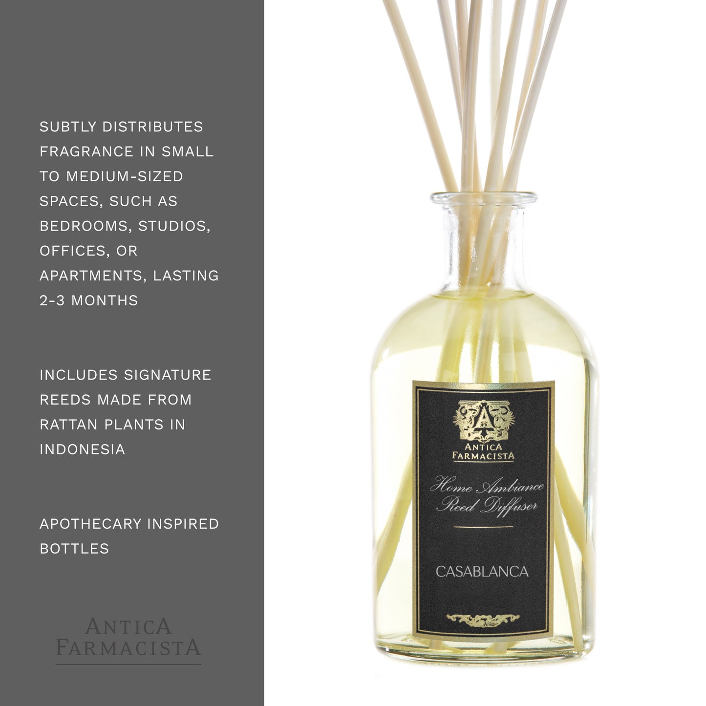 Antica Farmacista Home Ambiance Diffuser, Casablanca, 8.45 Fl Oz