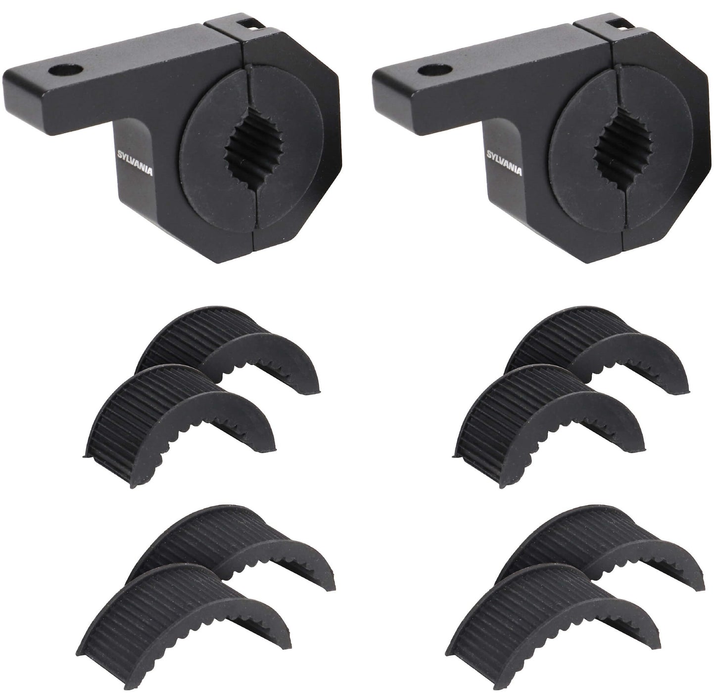 SYLVANIA Universal Bar Mount Bracket Clamp Kit for LED Lights and Accessories, Fits Tubes Measuring 1", 1.5", 1.75" & 2" inch Diameter