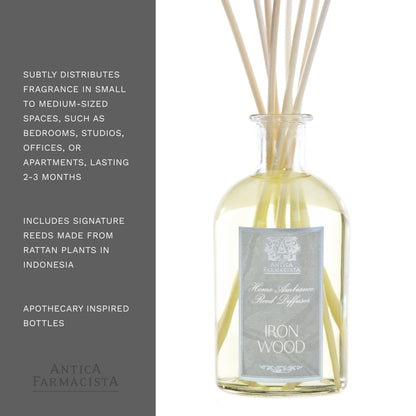 Antica Farmacista Reed Diffuser, Ironwood, 8.45 Fl Oz (Pack of 1)