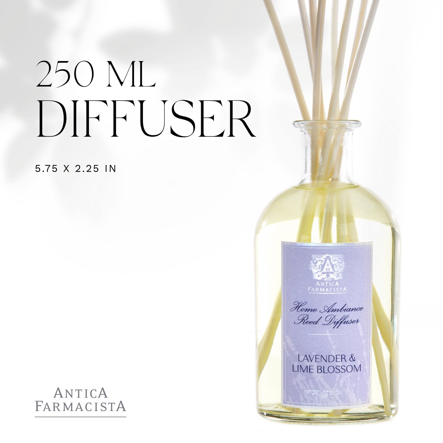 Antica Farmacista Home Ambiance Diffuser, Lavender & Lime Blossom, 8.45 Fl Oz