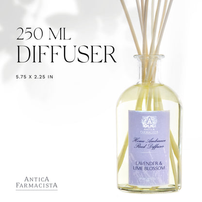 Antica Farmacista Home Ambiance Diffuser, Lavender & Lime Blossom, 8.45 Fl Oz