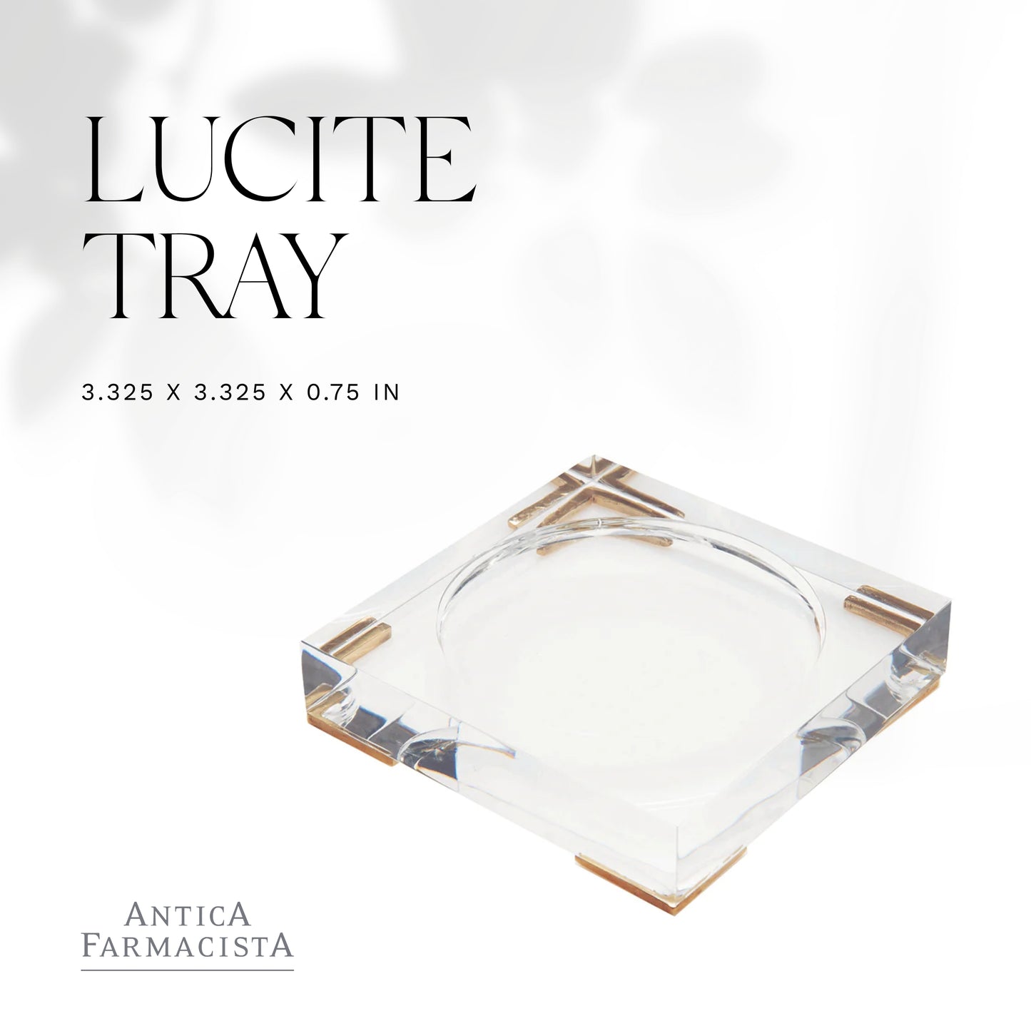 Antica Farmacista Lucite Tray, 8.45 Fl Oz