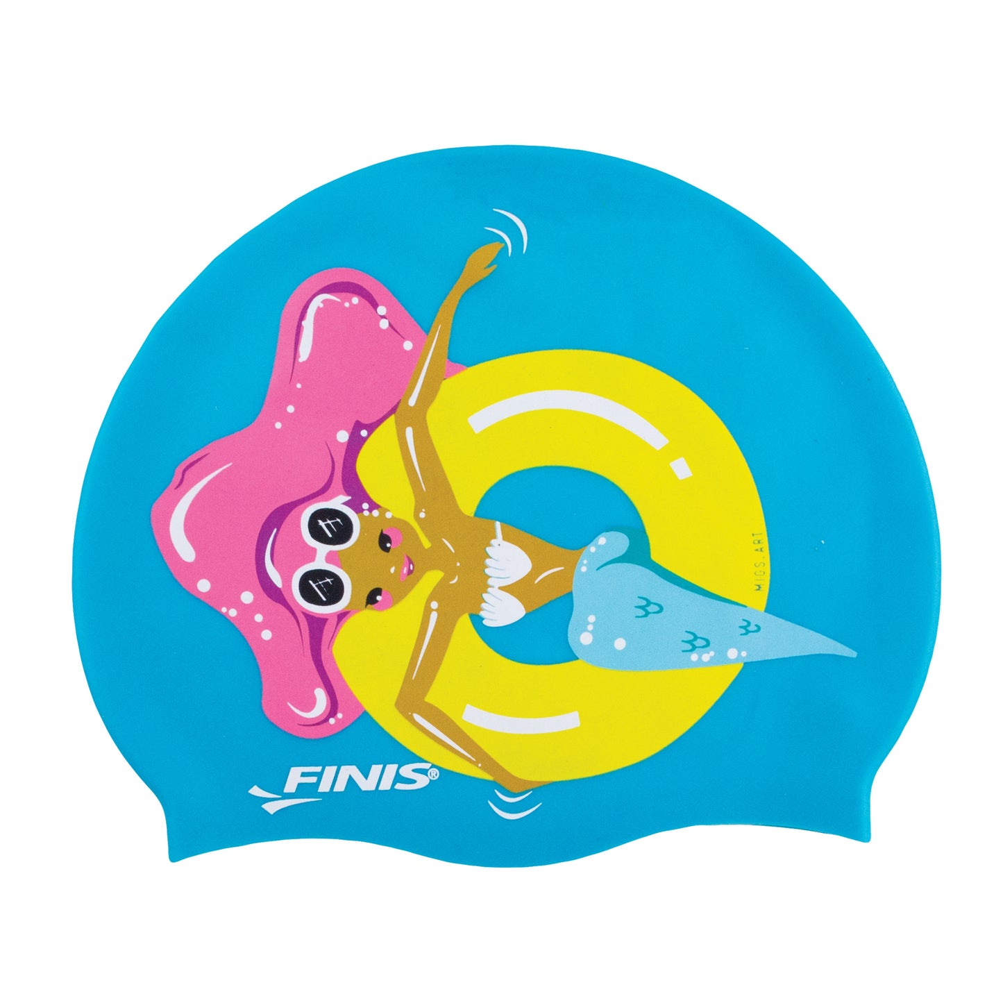 FINIS Mermaid Silicone Swim Cap (Floaty)