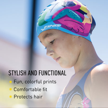 FINIS Mermaid Silicone Swim Cap (Floaty)