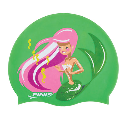 FINIS Mermaid Silicone Swim Cap (Seahorse)