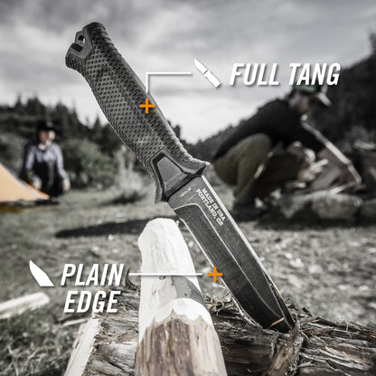 GERBER StrongArm Fixed Blade Knife with Fine Edge - Coyote Brown