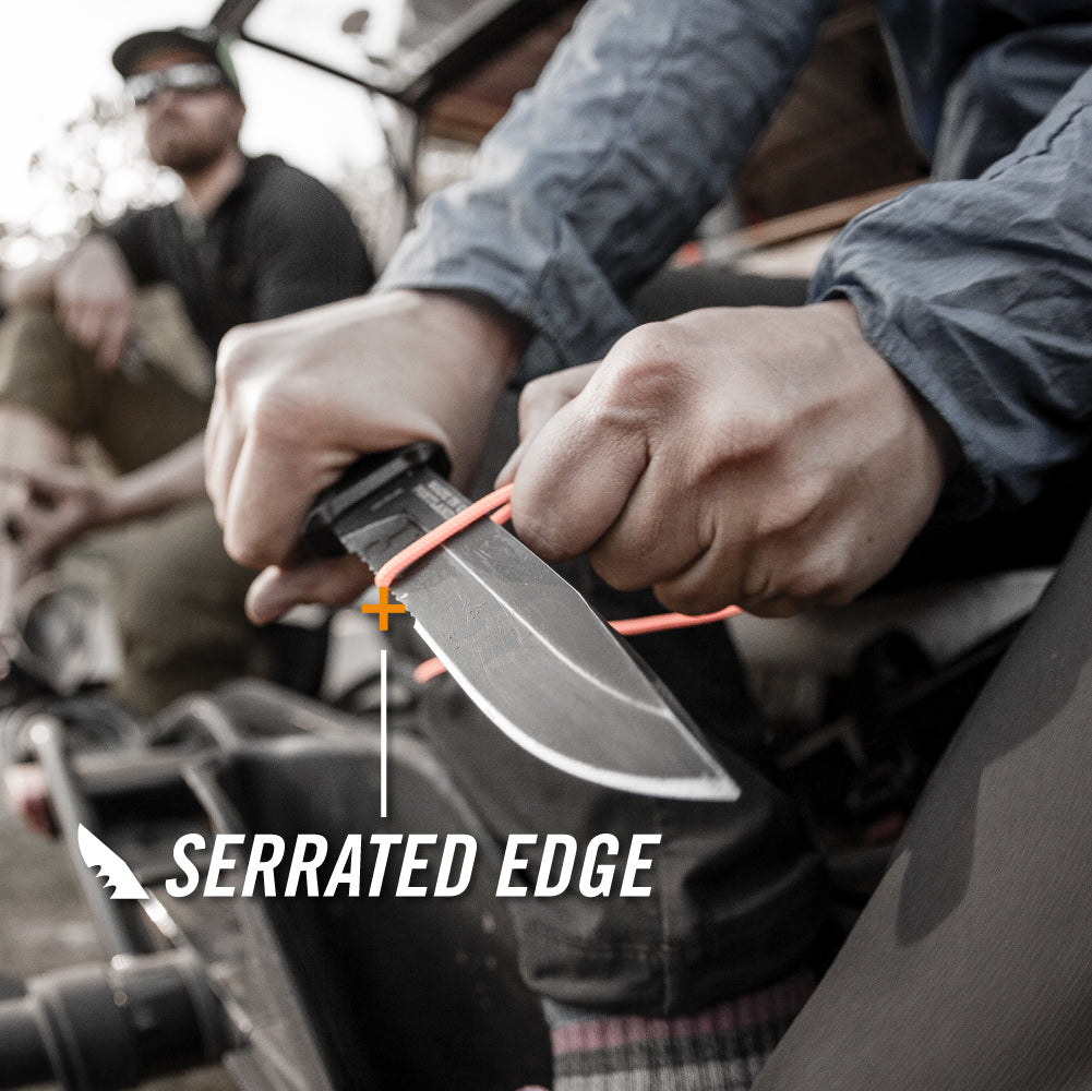 GERBER StrongArm Fixed Blade Knife with Serrated Edge - Coyote Brown