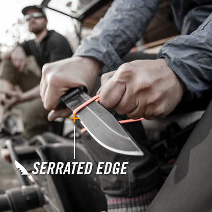 GERBER StrongArm Fixed Blade Knife with Serrated Edge - Coyote Brown