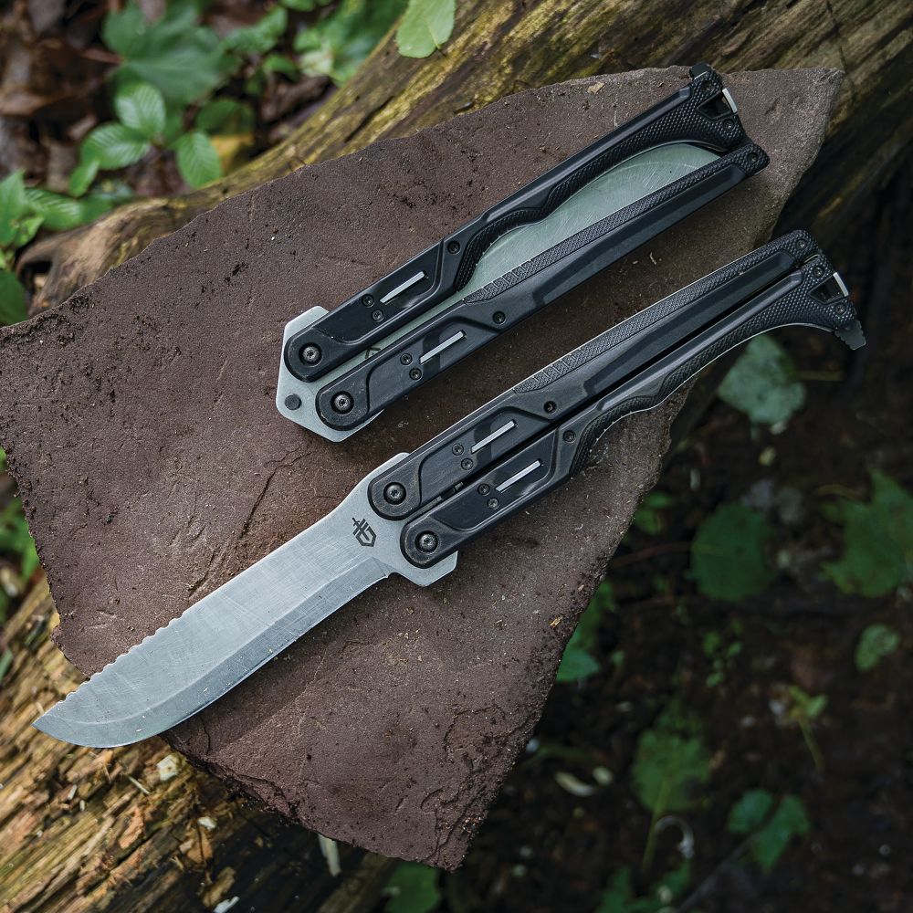 Gerber DoubleDown Folding Machete - Black/Stone