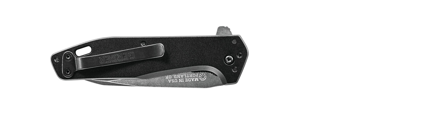 GERBER Fastball Folding Knife with Lock Release - Black
